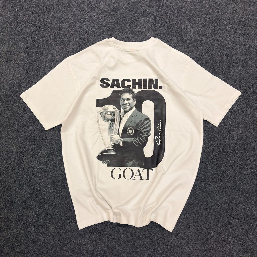SACHIN-GOAT OVERSIZED TEE