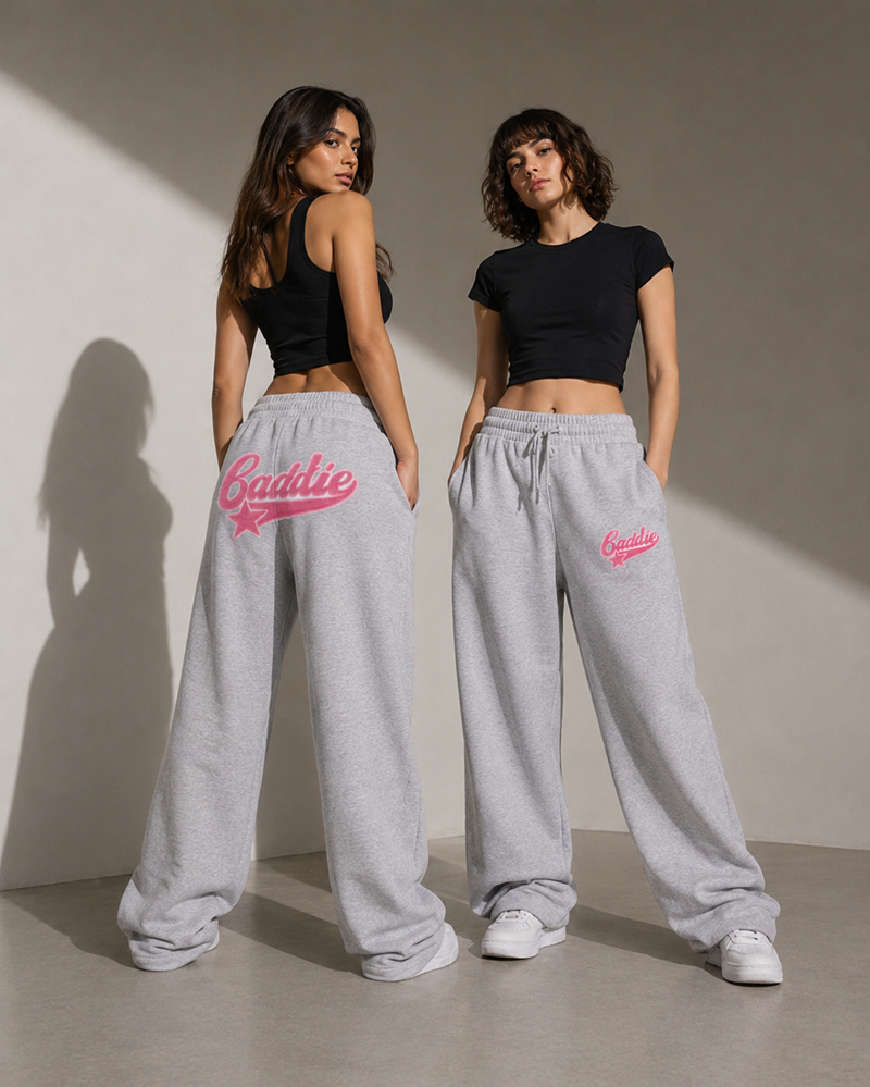 BADDIE JOGGERS - GREY