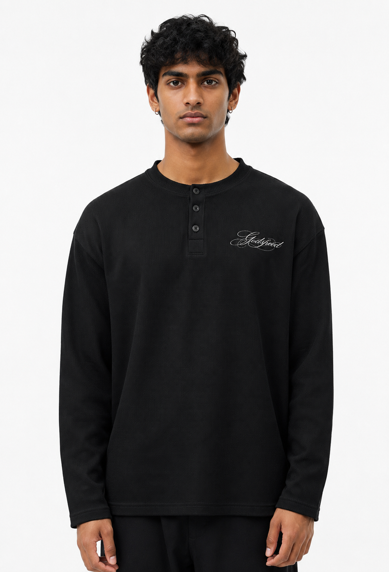 henley goth black