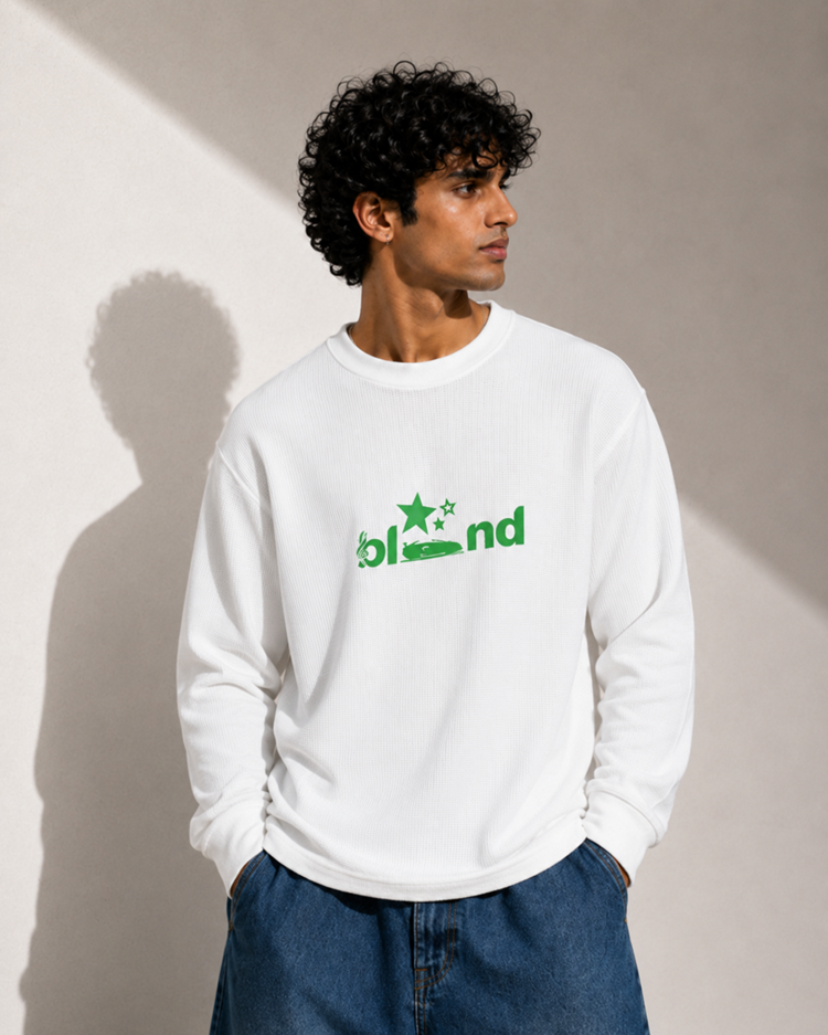 BLOND WAFFLE TEE