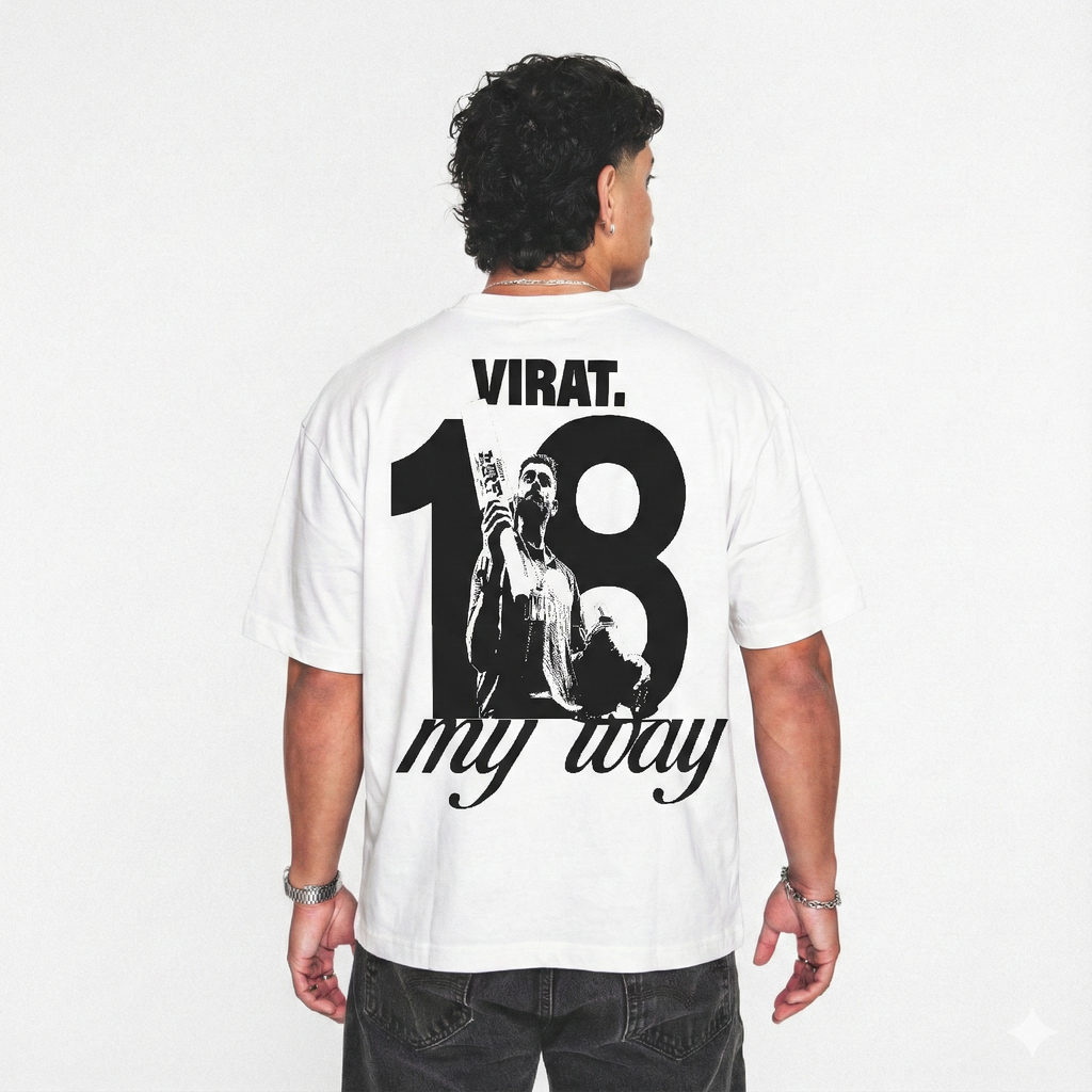 KOHLI-MY WAY OVERSIZED TEE