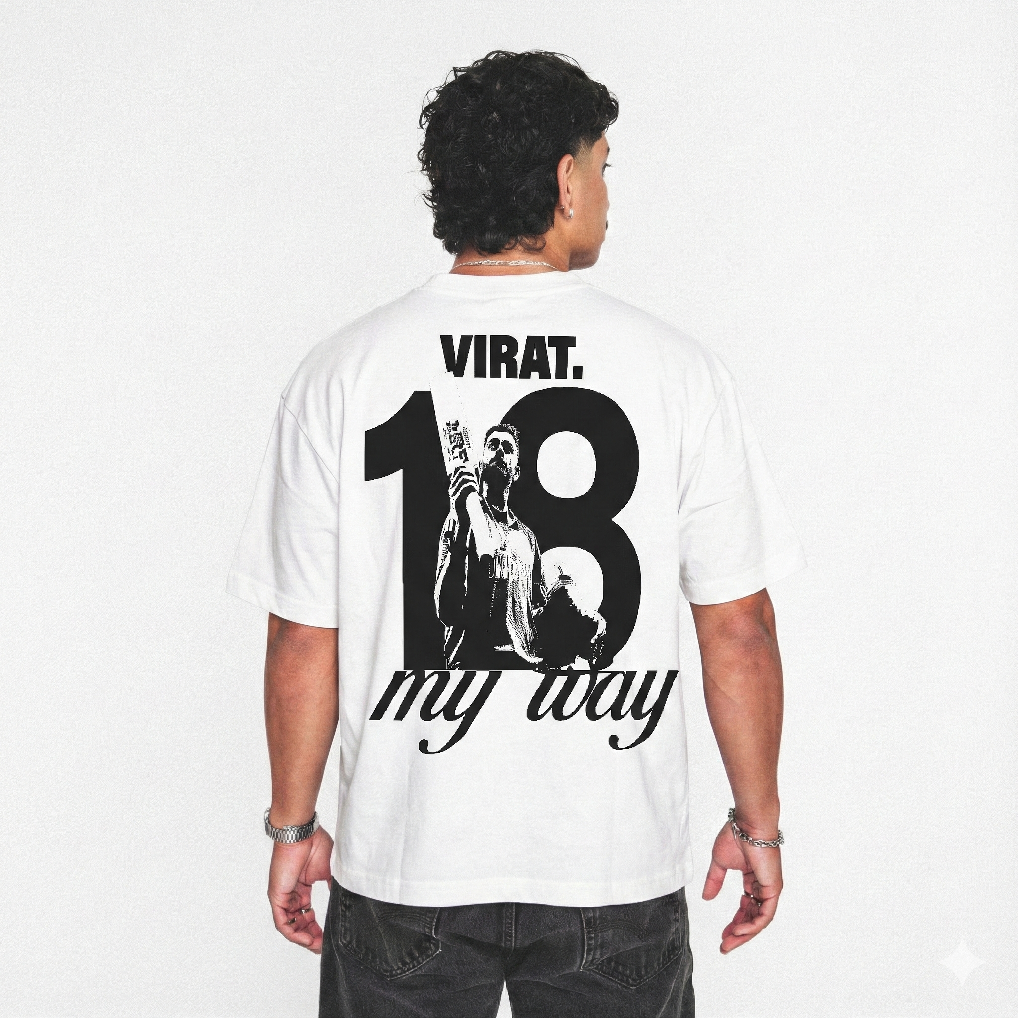 KOHLI-MY WAY OVERSIZED TEE