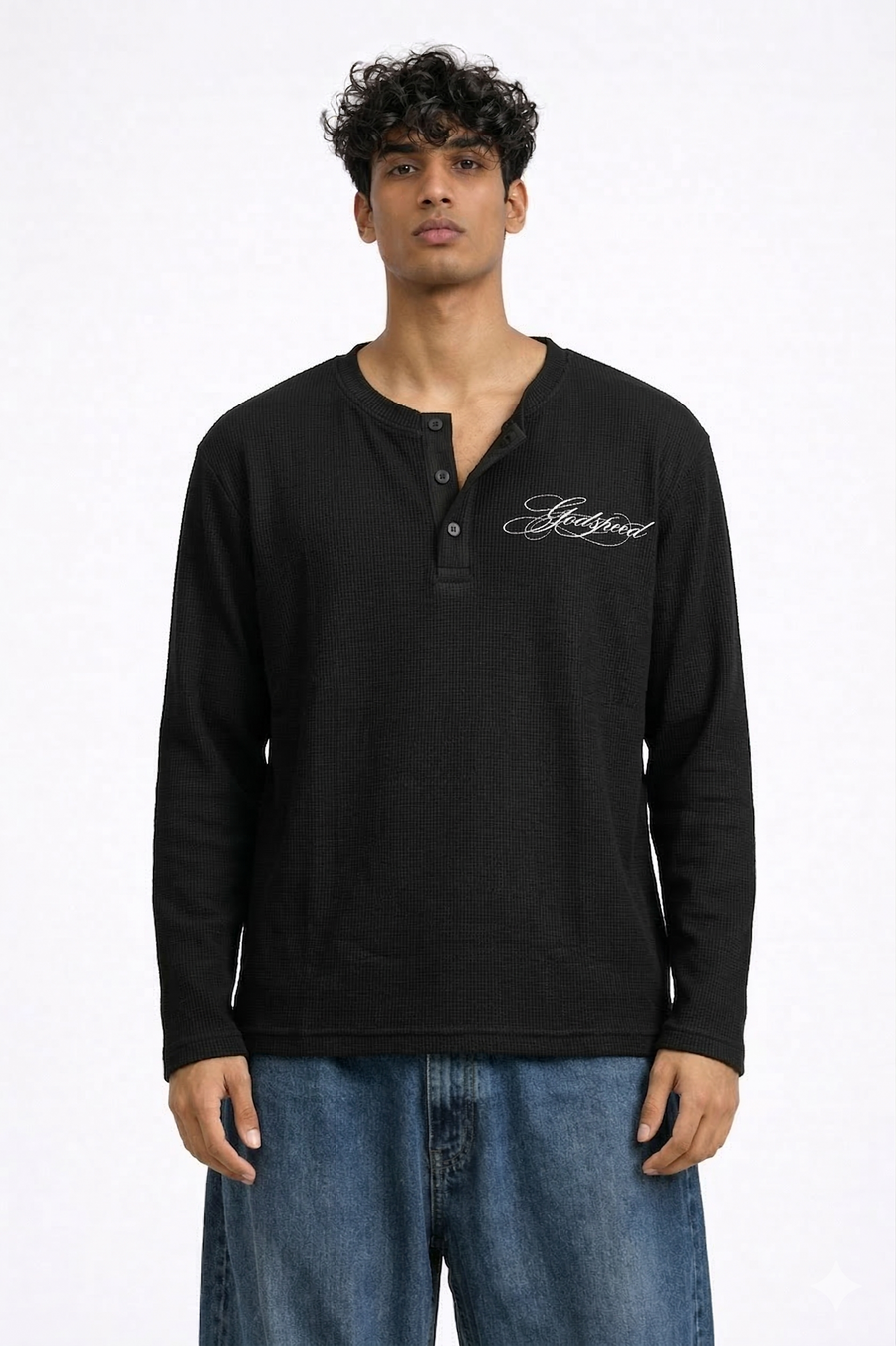 Gothic Henley Black