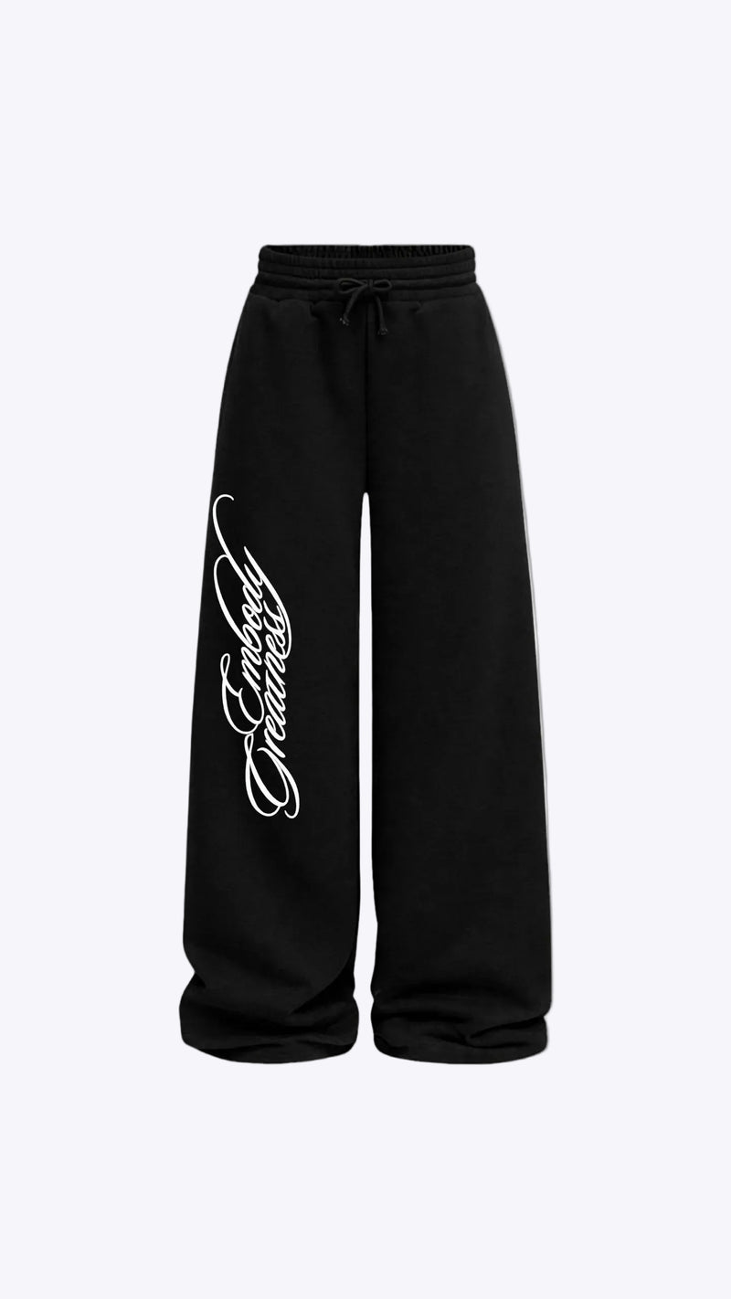 BLANKS UNISEX JOGGERS BLACK
