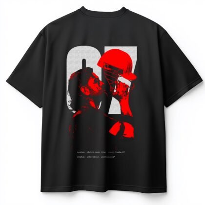 MS DHONI 07 UNISEX OVERSIZED T SHIRT